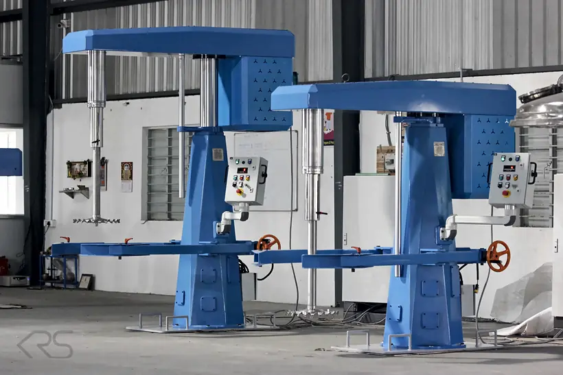 KRS DISPERMAHLTECHNIK High Speed Dissolvers in the KRS workshop