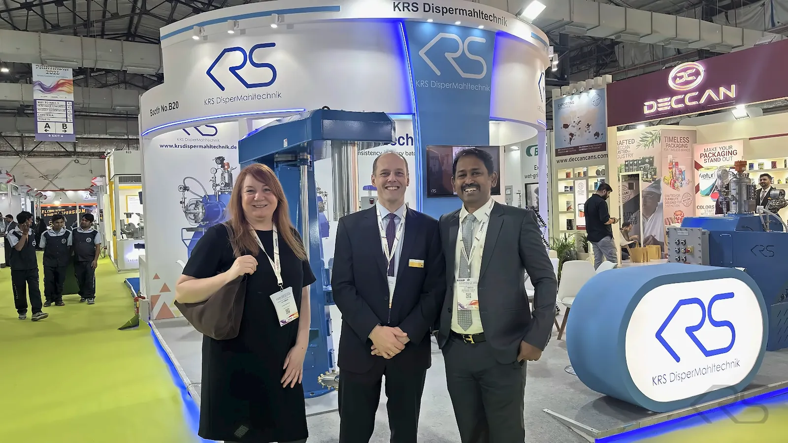KRS DISPERMAHLTECHNIK exhibition stand at Paint India 2026