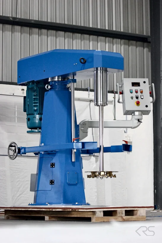 KRS DISPERMAHLTECHNIK High Speed Disperser on pallet, front view